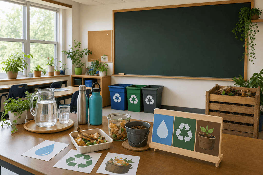 School sustainable living Habits With sustainability tips